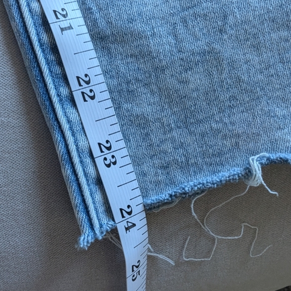 PacSun Skinny Distressed Light Wash Jeans (Cropped to 24" Inseam) - Picture 4 of 4